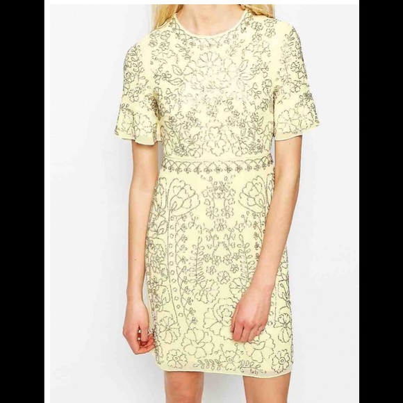 Needle & Thread Linear Motif Embellished Dress - Picture 2 of 8